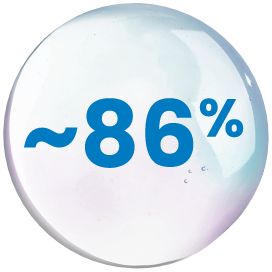 Tooth with bacteria along the gumline